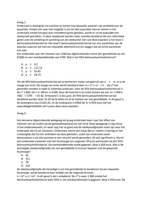 Vervangende Opdracht Meeting 7 Vraag 1 Onderzoek Is Belangrijk Om