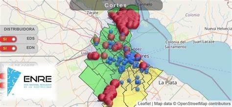 Mapa Global De Cortes De Edesur Y Edenor En Caba Y El Gba