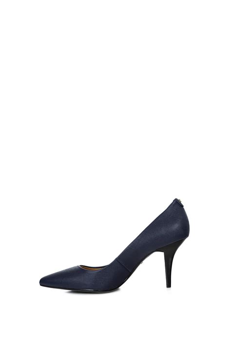 Mk Flex Mid Pumps Michael Kors Navy Blue Gomez Pl En