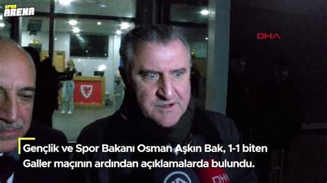 Bakan Bak tan A Milli Futbol Takımı için tebrik mesajı Dailymotion Video