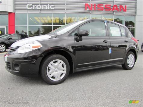 2011 Espresso Black Nissan Versa 18 S Hatchback 38794940 Car Color Galleries