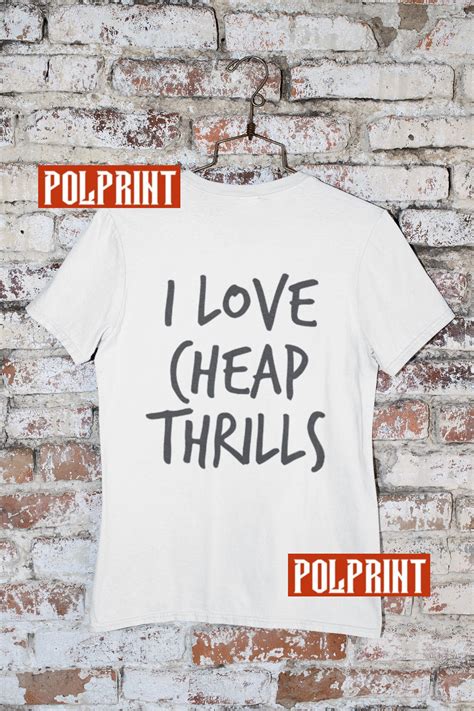 I Love Cheap Thrills T Shirt Sia Music Sean Party Hard Paul Etsy