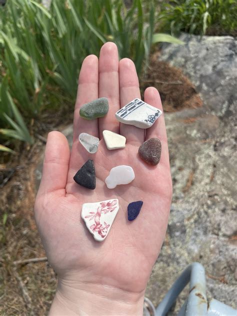 Some Nice Pieces I Found On Lake Ontario R Seaglass