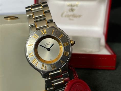 Cartier Must De Cartier 21 Senza Prezzo Di Riserva Ref 1330 Donna 1990 1999 Catawiki