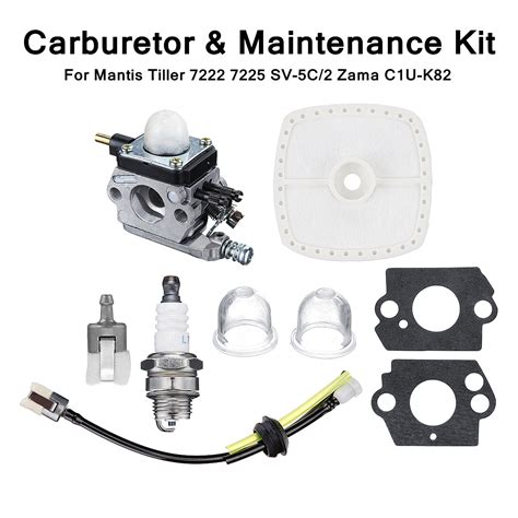 New Carburetor Maintenance Kit For Mantis Tiller 7222 7225 SV 5C 2