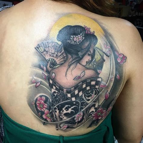 70 Colorful Japanese Geisha Tattoos Meanings And Designs 2019