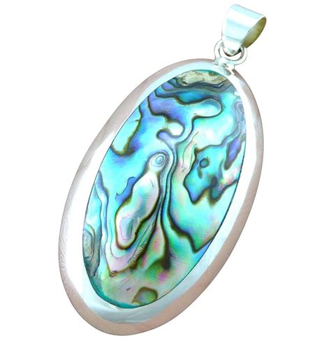 Abalone Paua Shell And Sterling Silver Pendant Check This Useful