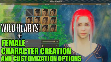 WILD HEARTS Character Creation Wild Hearts Female Character