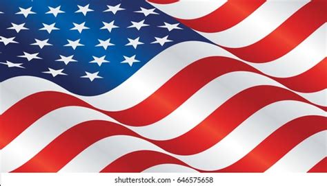 2 685 Wavy American Flag Banner Stock Vectors And Vector Art Shutterstock