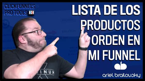 Cómo ordenar la lista de los productos en mi funnel curso click