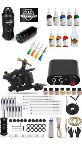 Kit Completo Para Tattoo Mini Rocket Tatuagem Electric Ink Frete Gr Tis