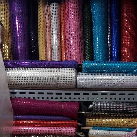 Jual Kain Lamborci Mata Ikan Mirip Sequin Harga Per M Shopee