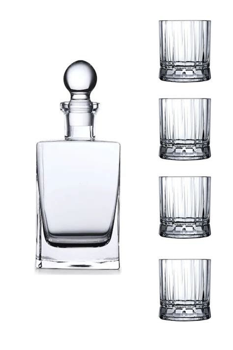 NUDE Wayne Scotland Viski Şişesi Bardak Seti 90321x1 68174x4 Fiyatı Yorumları Trendyol