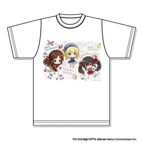 アイドルマスター シンデレラガールズ ぷちちょこ グラフィックtシャツ ももぺあべりー Ver｜アニメ・コラボグッズの通販ならeeo Store