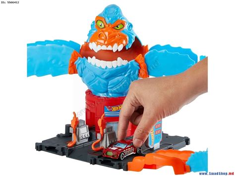 Set de joaca Hot Wheels City Wreck Ride Gorilla HDR30 Blue Orange cumpără în Chișinău