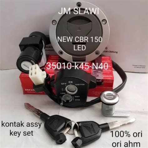 Jual K N Kunci Kontak Assy Key Set New Cbr Led Ori Ahm