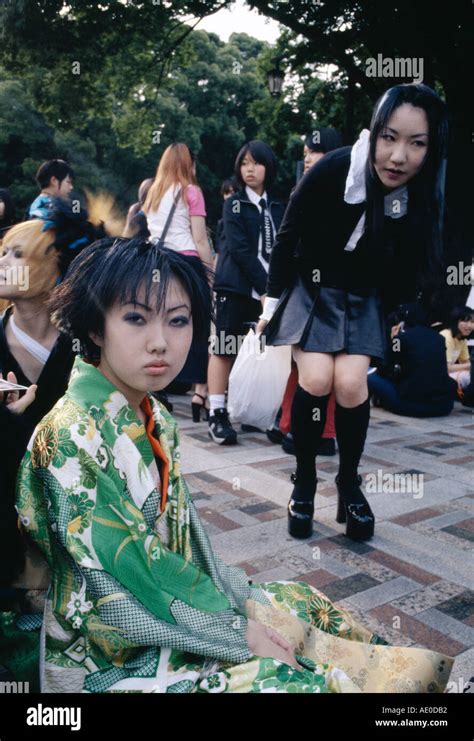 Youth Culture Harajuku Tokyo Japan Stock Photo Alamy