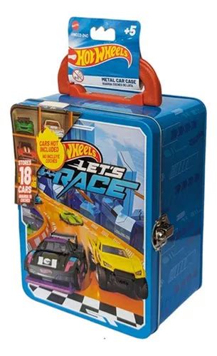 Hot Wheels Porta Autos Caja Car Case Metalico D Intek Byp