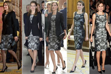 Los Vestidos Favoritos De La Reina Letizia Que Repite Una Y Otra Vez