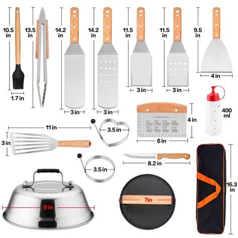 Snapklik Hasteel Griddle Accessories Set Of Complete