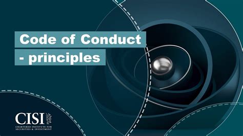 Code Of Conduct Principles YouTube