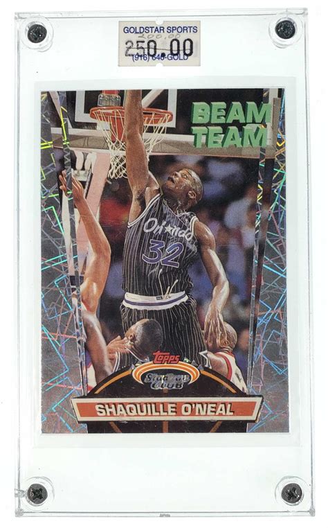 Lot 1992 93 Topps Stadium Club Shaq Beam Team Card