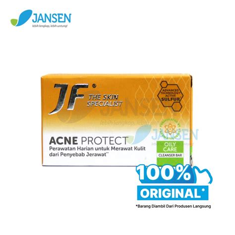 Jual Jf Sulfur Acne Protect Oily Care Green Sensation 90 Gr Shopee