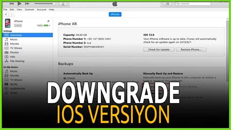 Downgrade From Ios To Ios Without Losing Data Using Tenorshare