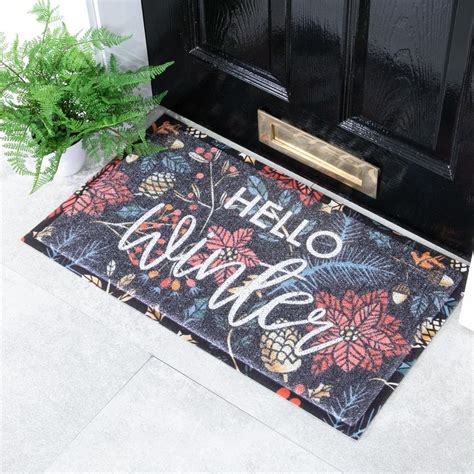 Hello Winter Doormat X Cm Artsy Mats