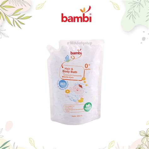 Jual Bambi Hair And Body Bath Ml Shopee Indonesia