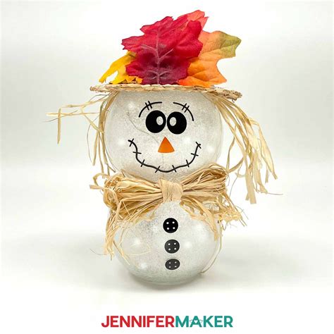 Dollar Tree Scarecrow Make Diy Fall Decor On A Budget Jennifer Maker