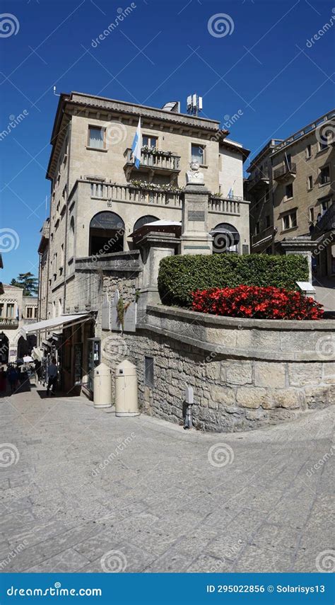 Citta Di San Marino San Marino October Giuseppe Garibaldi