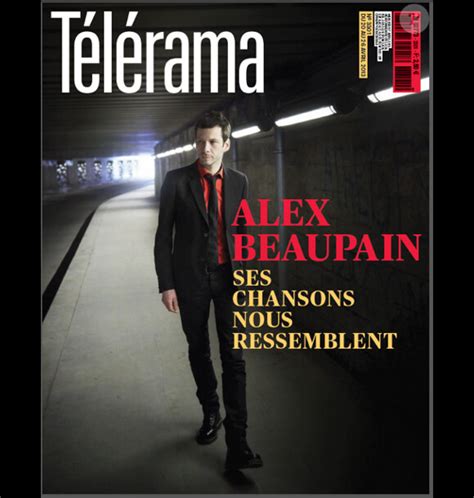 Vid O Alex Beaupain En Couverture De Telerama En Avril Purepeople