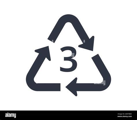 Recycle Pvc Icon Number Concept Of Ecology And Packaging Stock