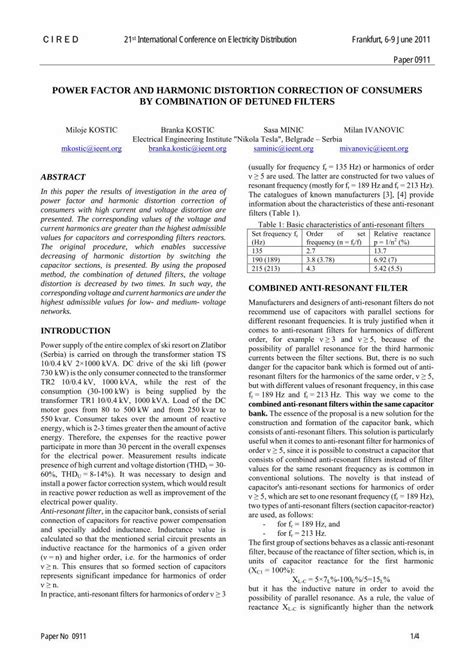 PDF POWER FACTOR AND HARMONIC DISTORTION CORRECTION PDF FilePOWER