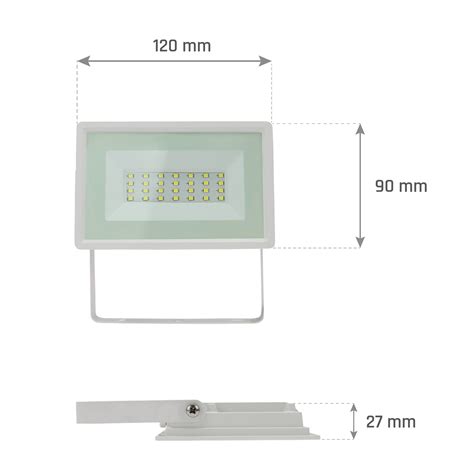 NOCTIS LUX 3 20W naświetlacz Neutralna SLI029053NW PW Spectrum LED