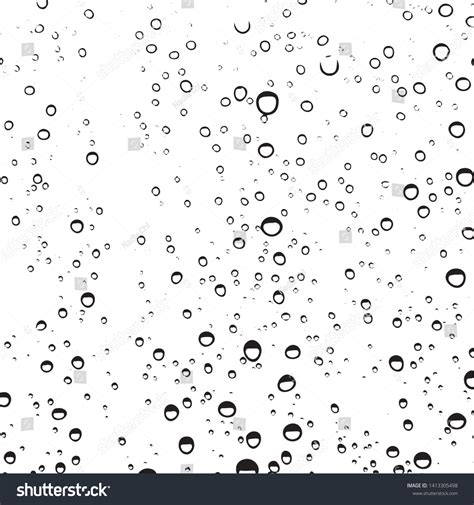 Small Water Drops Texture Vector Rainy Stock Vector Royalty Free