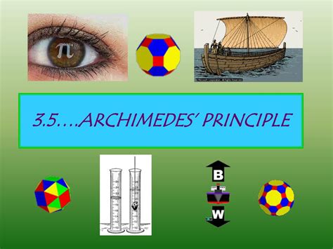 Archimedes principle - gertytour