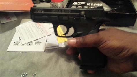 Umarex Smith And Wesson Mandp 40 With Blowback Slide Youtube