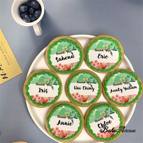 Name Customised Cookies Icing Image Bakeavenue