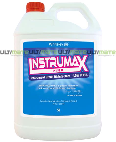 Whiteley Instrumax Pink Instrument Grade Disinfectant - Ultimate ...