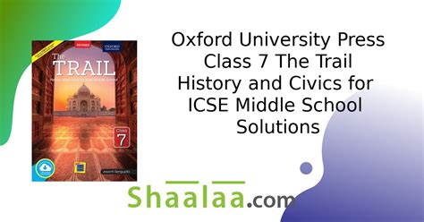 Oxford University Press Solutions For Class The Trail History And