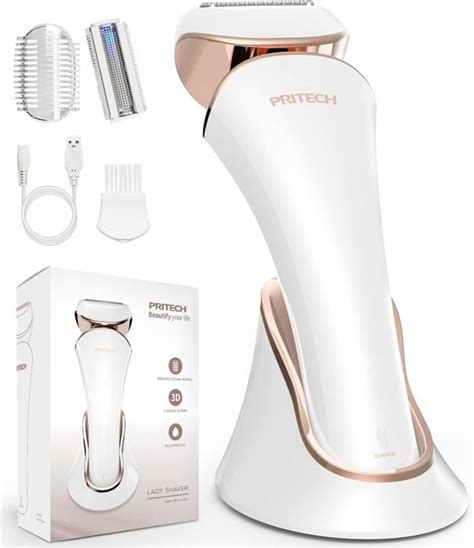 Rasoir électrique pour femme Sans douleur Rechargeable Pour épilation