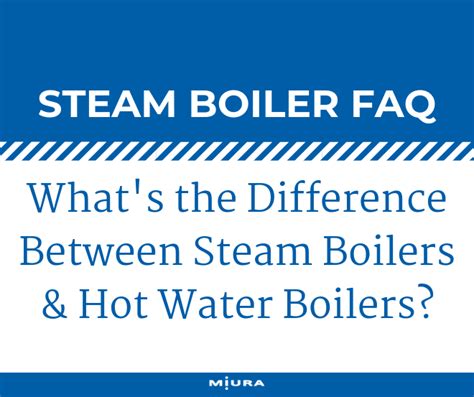 The Difference Between Steam & Hot Water Boilers - Miura America