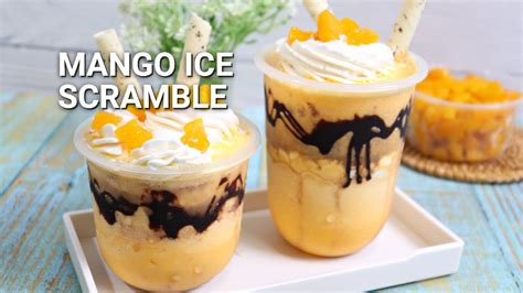 Mango Ice Scramble Recipe Mango Ice Scramble Na Pang Negosyo Youtube