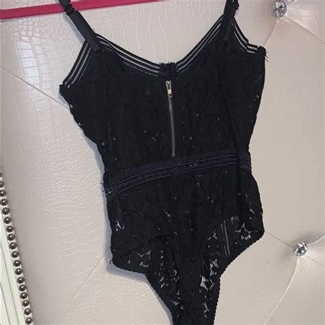 Missguided Tops Misguided Lace Bodysuit Poshmark