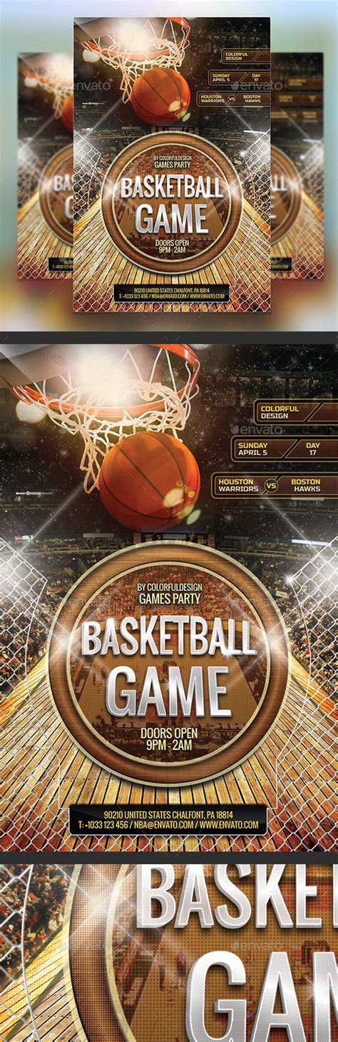 Basketball Flyer Template Flyer Flyer Template Templates