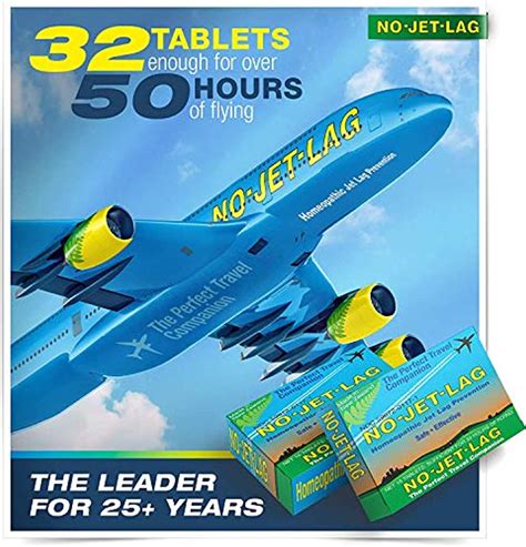 Miers Labs No Jet Lag Homeopathic Remedy Fatigue Reducer For Airplane Travel 32 Chewable