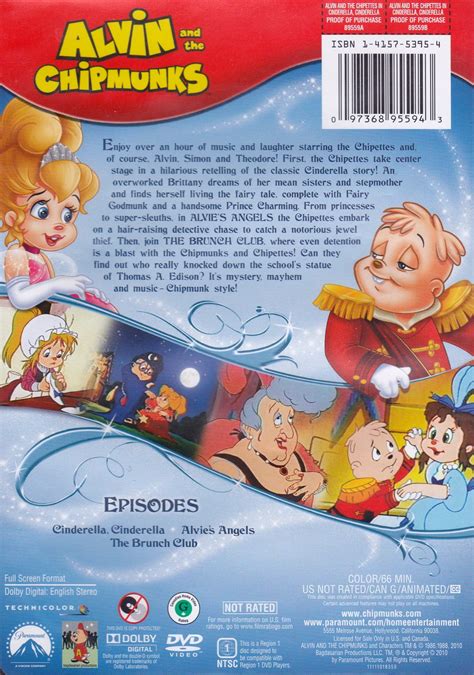 Alvin And The Chipettes In Cinderella Cinderella Dvd Munkapedia