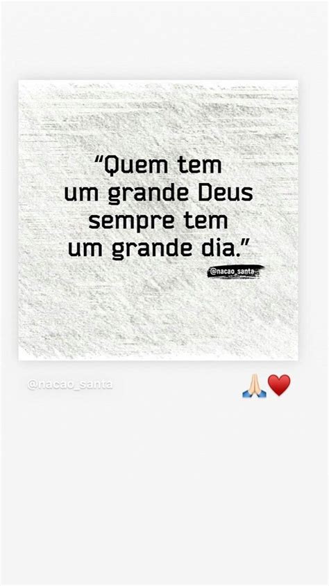 A Piece Of Paper With The Words Quem Tem Grande Deus Sempre Ten Um